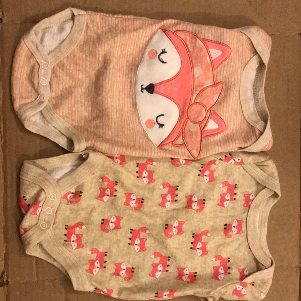 Two Fox Onesies